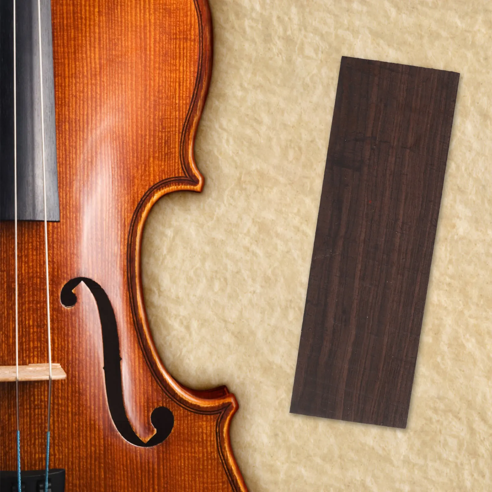 

Комплект из 2 заготовок для гитарных накладок из эбенового дерева, профессиональное сырье для замены накладок и седел акустических и бас-гитар