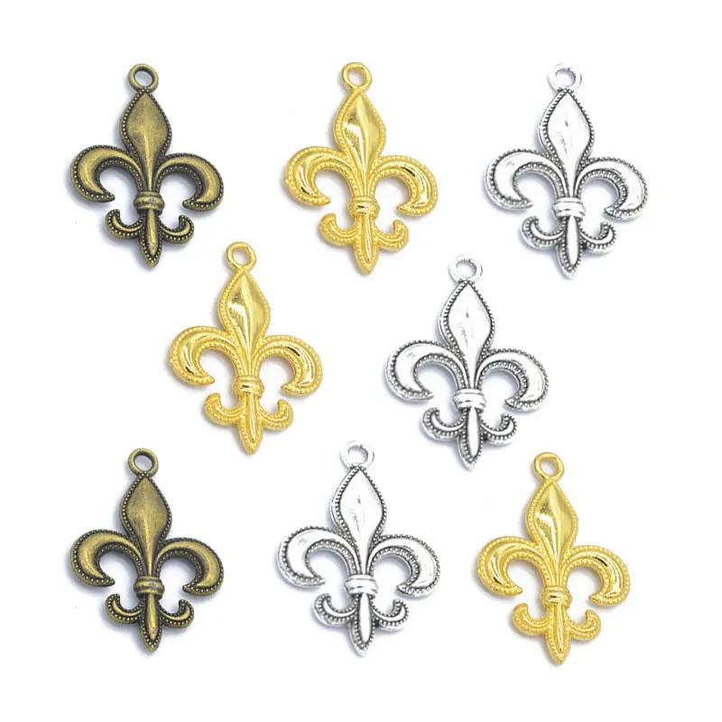 10Pcs Antique Silve… - image