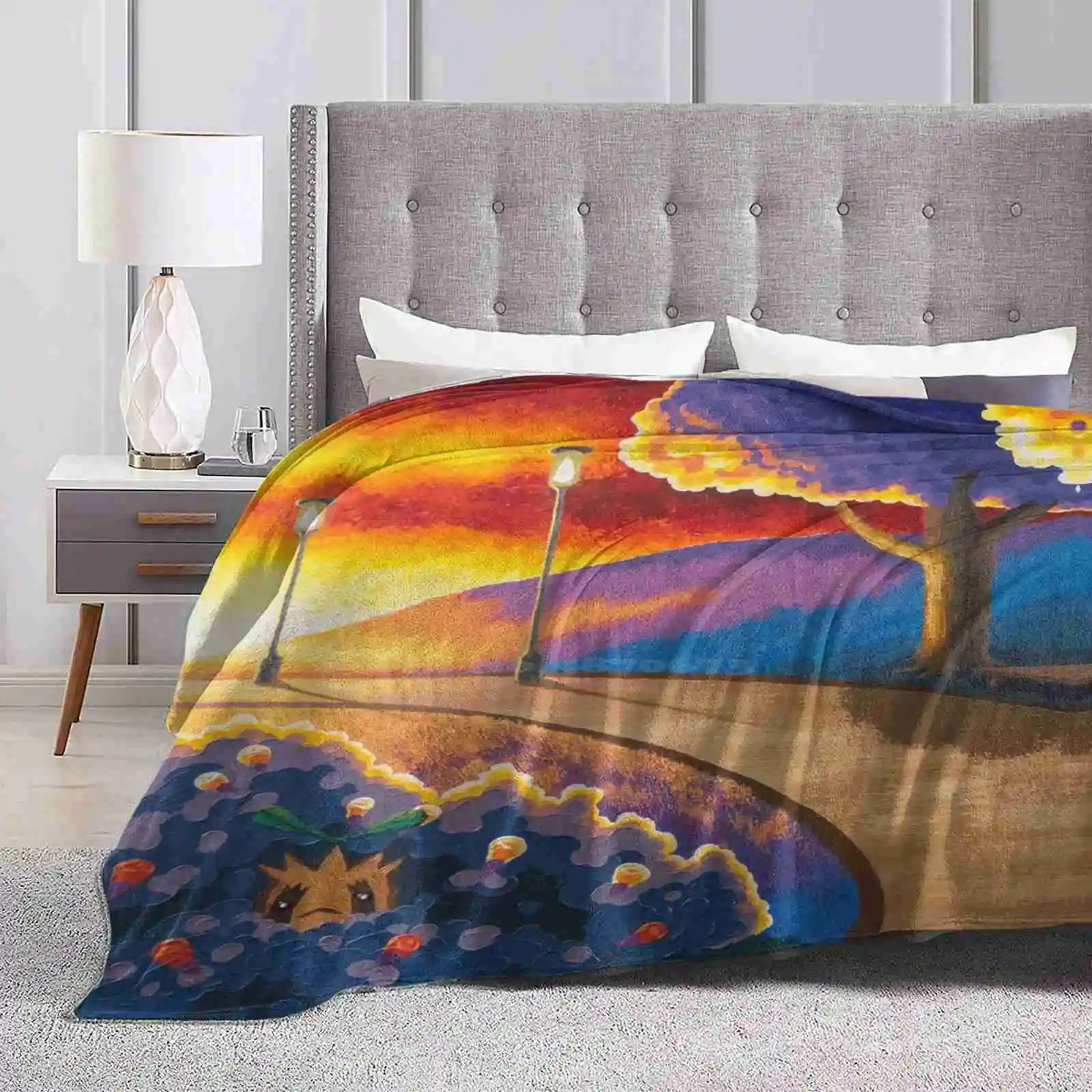 

National Park New Print Novelty Fashion Soft Warm Blanket Malmakes Mallory Georg Mal Georg Acrylic