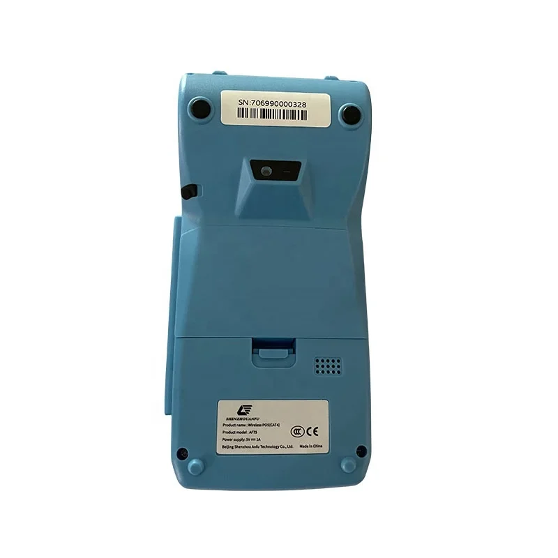New product Classic POS Terminal AF75 with Linux System 4G 3G 2G WiFi NFC Printer for agency banking