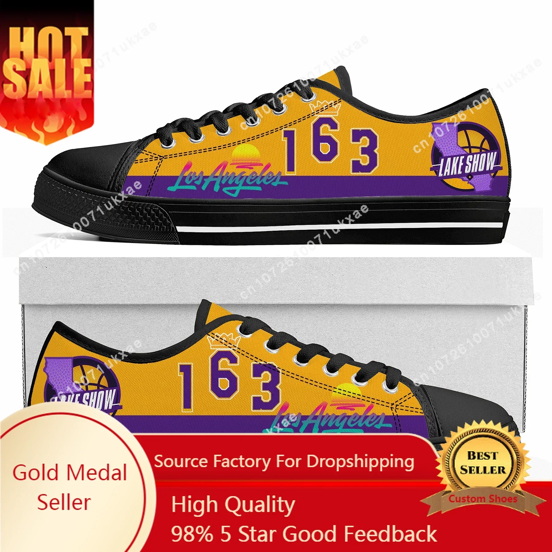 

Los Angeles Number 6 3 1 lake show Low Top Sneakers Mens Womens Teenager Canvas Sneaker Casual Custom Made Shoes Customize Shoe