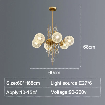 Modern Living Room Chandelier Creative Design Luxury Home Decoration Acrylic Lampshade Lamp Bedroom Dining Room Led Chandelier