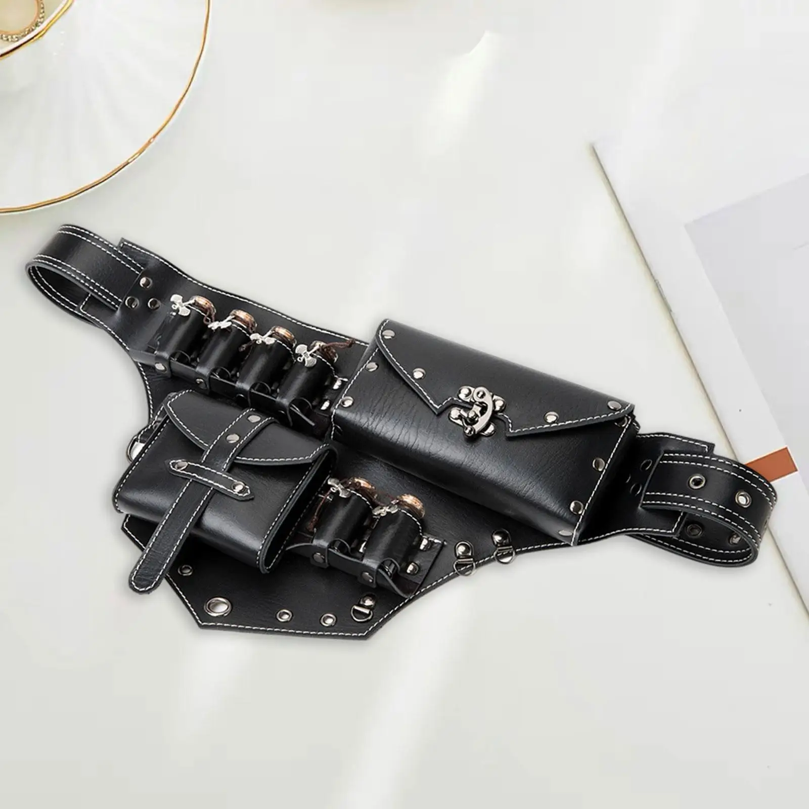 

Medieval Belt Pouch Holder Vintage Style Costume Accessories Waist Bag for Role Play Cosplay Themed Party Gift Stage Performance