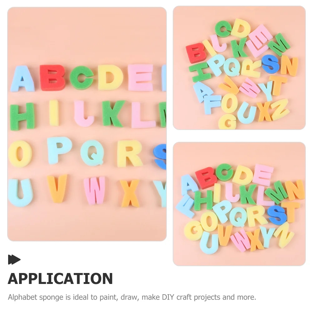 26 Pcs Alphabet Sponge Stamp Sponges Stamps for Kids Paint Painting DIY Supplies