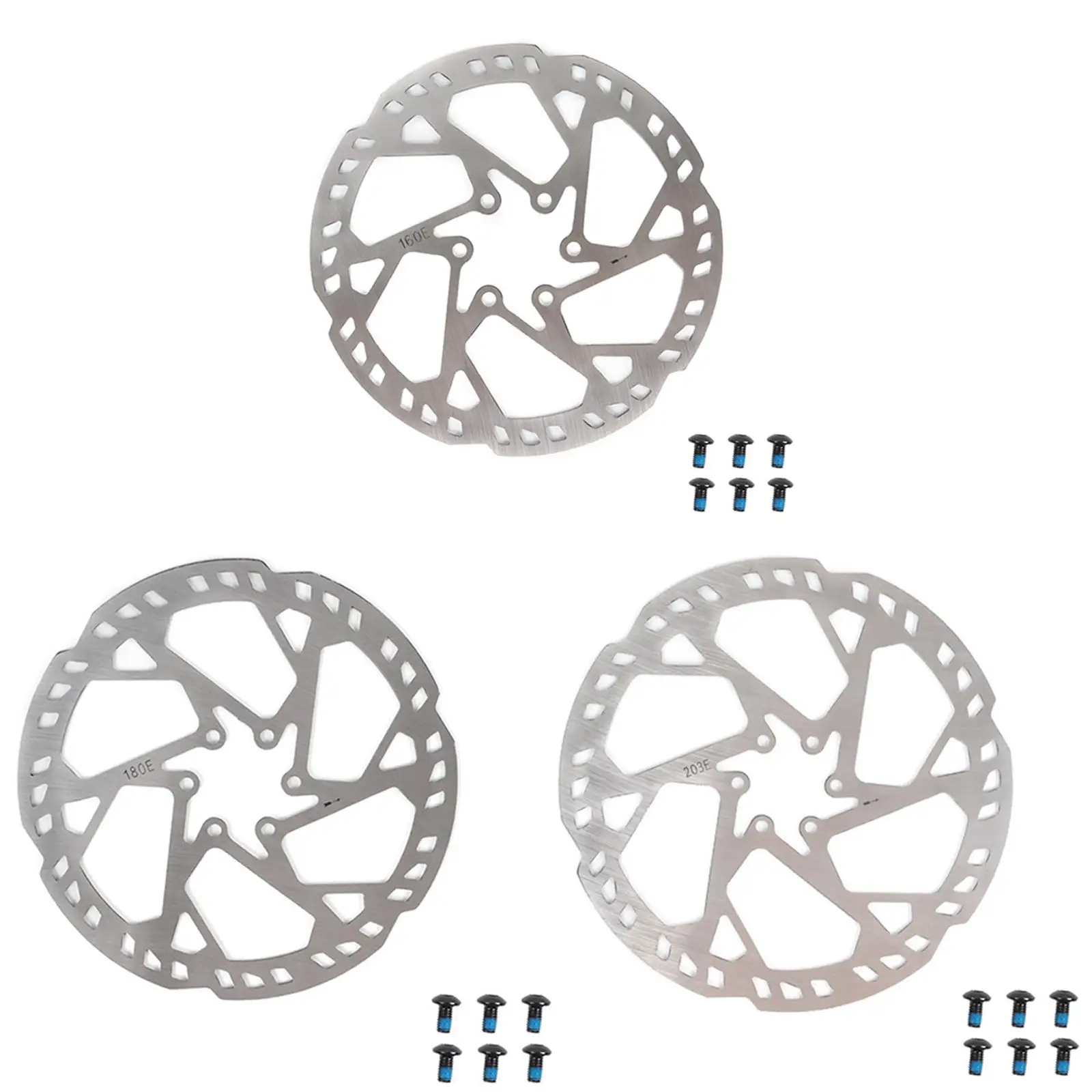 Brake Disc Brake Rotor 203/180/160mm Multi-scenario Stable Parts Braking System Pad for Domestic Scooter Repair