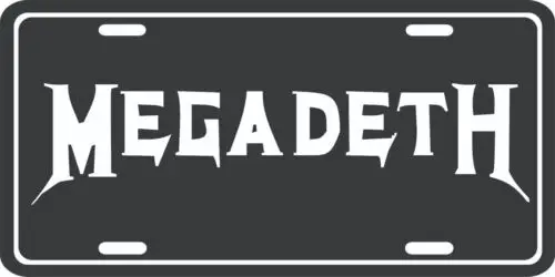 license plate metal wall sign front tag vanity plate - Music Band Aluminum