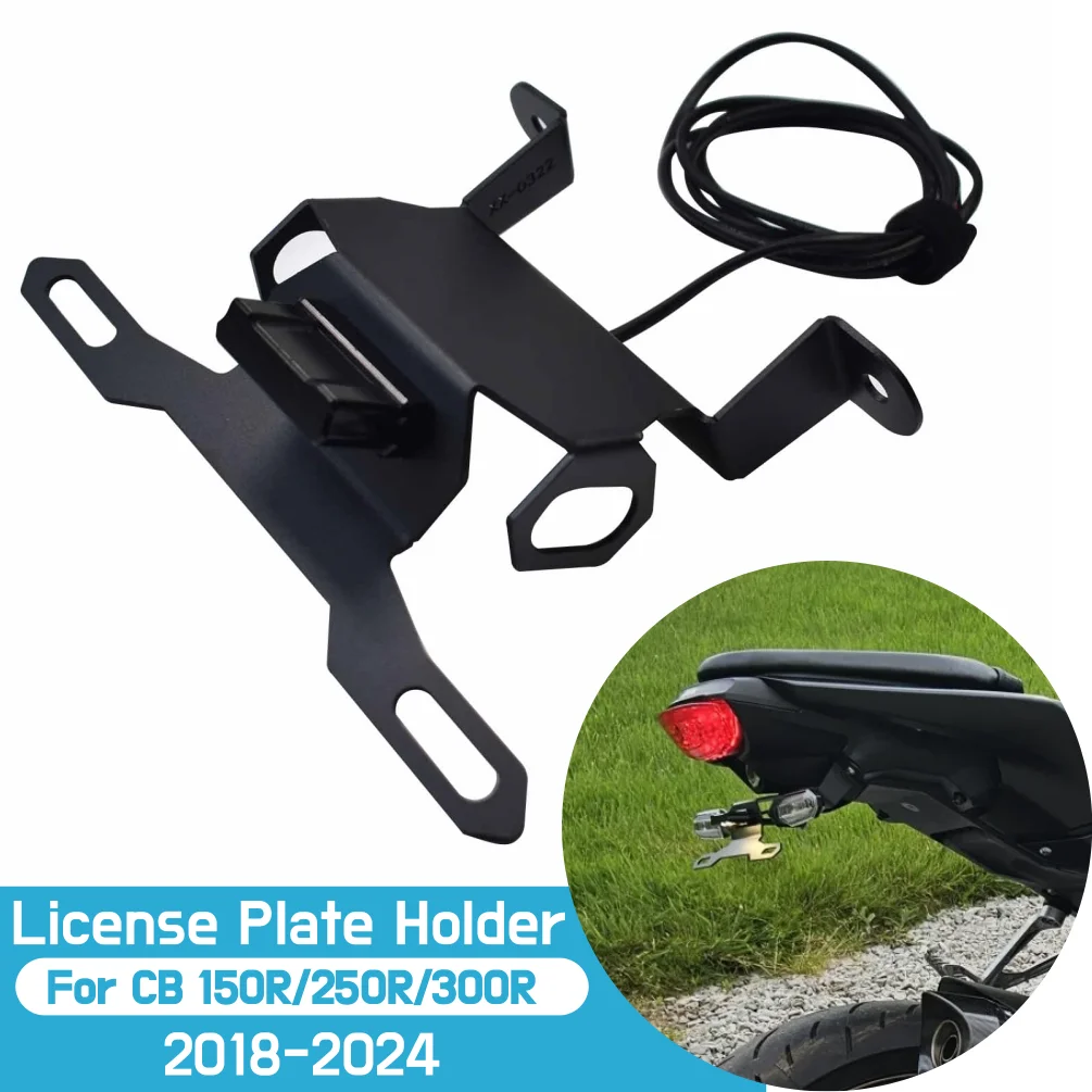 

Держатель номерного знака для мотоциклов Honda CB 300R 2018-2024, CB125R, CB150R, CB250R, CB300R, аксессуары для устранения заднего крыла (Tail Tidy Fender Eliminator)