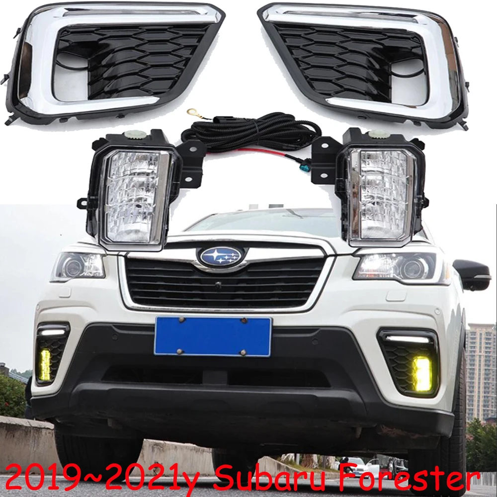 

car accessories bupmer head light for Subaru forester fog lamp LED headlight led 2019~2021y for Subaru headlamp