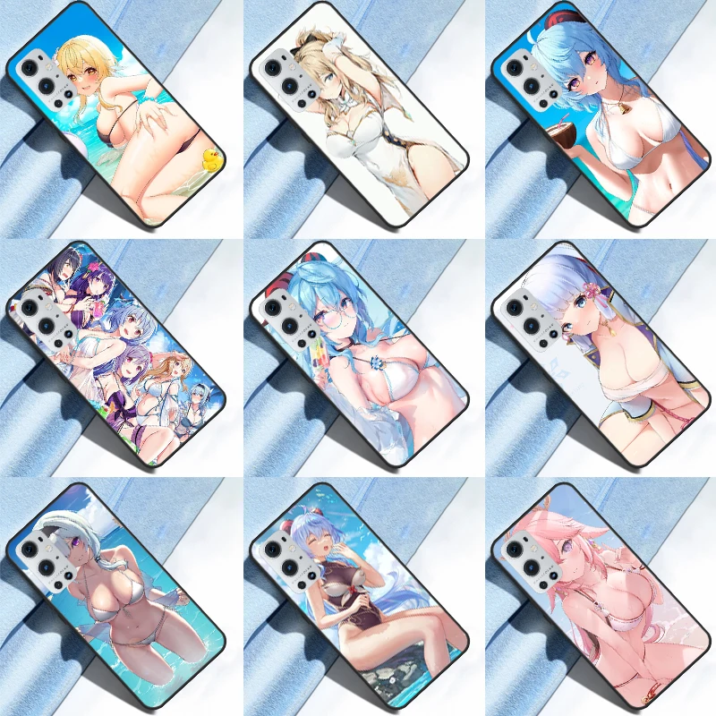 Сексуальный чехол Genshin Impact Hentai для OnePlus 10 8 9 Pro 8T 9R 9RT 10T, чехол для OnePlus Nord 2 2T N10 N100 N20 N200