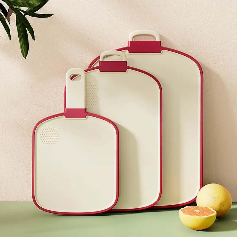 YJQ three-piece cutting board home kitchen special cutting chopping board fruit complementary food plastic cutting board