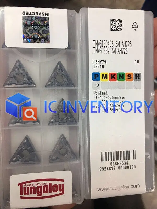 

10PCS/BOX New Tungaloy TNMG160408-SM AH725