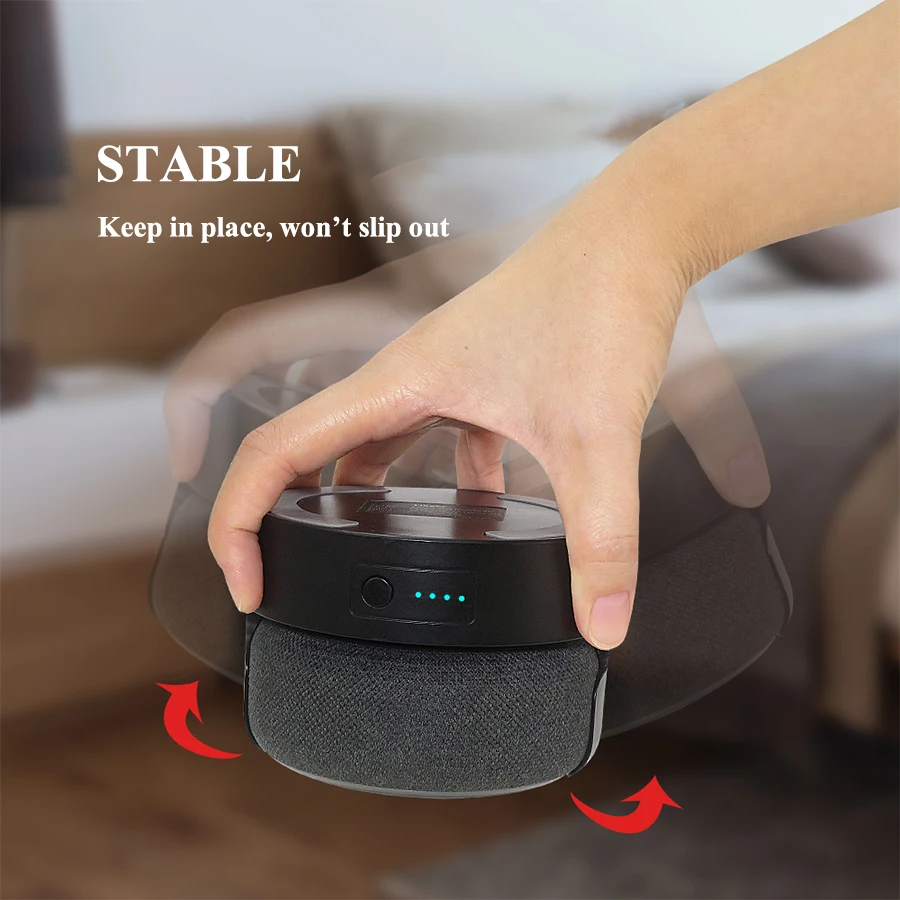 Đế Pin Cho Echo Dot 3 Sạc Di Động Căn Cứ Cho Alexa Loa Công Suất Lớn 5200MAh/10400MAh Nguyên Chất màu Sắc Đen/Trắng