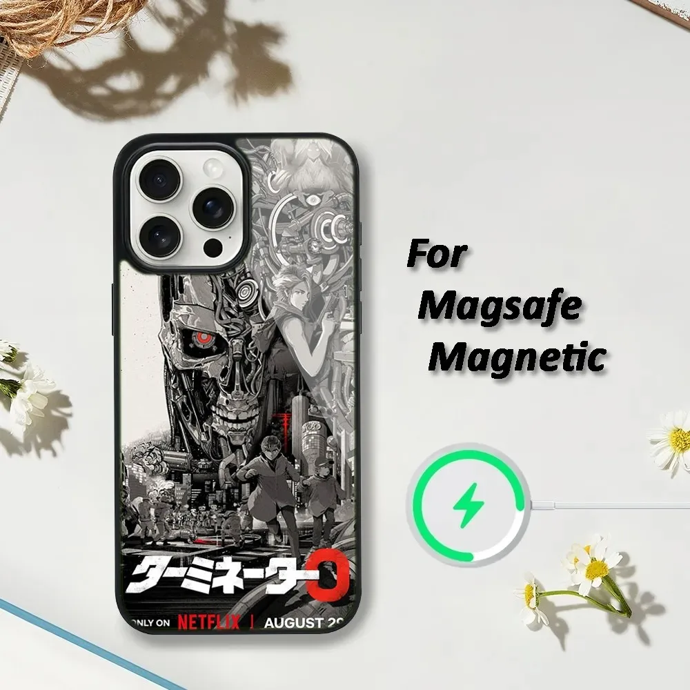 Hot T-Terminator Z-Zero Phone Case For iPhone 16,15,14,13,12,11,Plus,Pro,Max,Mini Magsafe Magnetic Wireless Charging