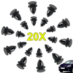 20 PCS Car Side Door Interior Panel Trim Clips Retainer Fasteners For Renault Trafic Kangoo Clio OE# 7703077434 Car Accessories