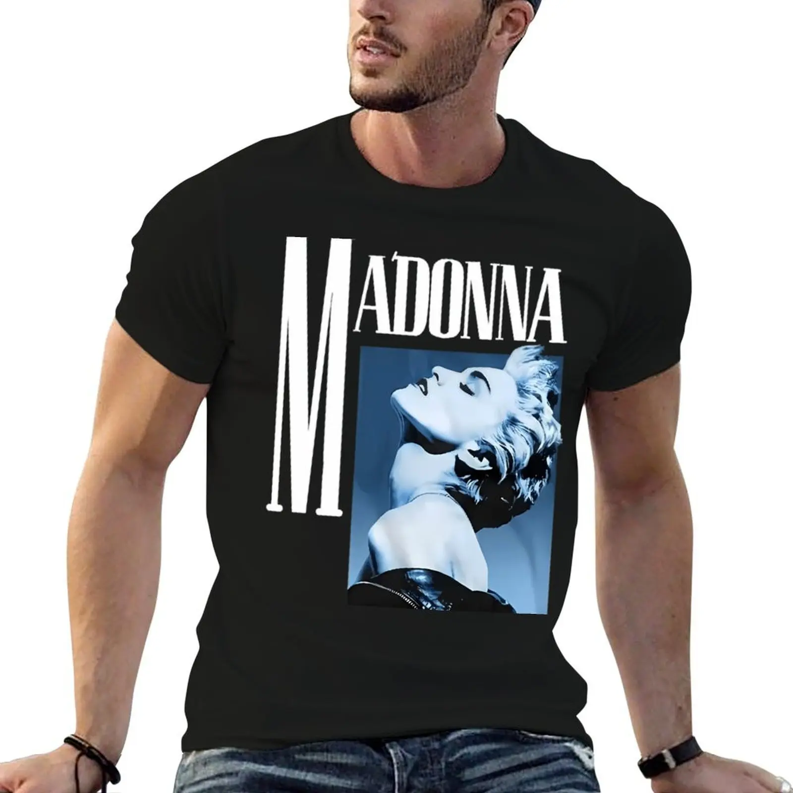 

Vintage Qeen of Pop 80s - Love of My Life Madnná T-Shirt t shirts cotton 100% men t shirt cotton 100% T-Shirt
