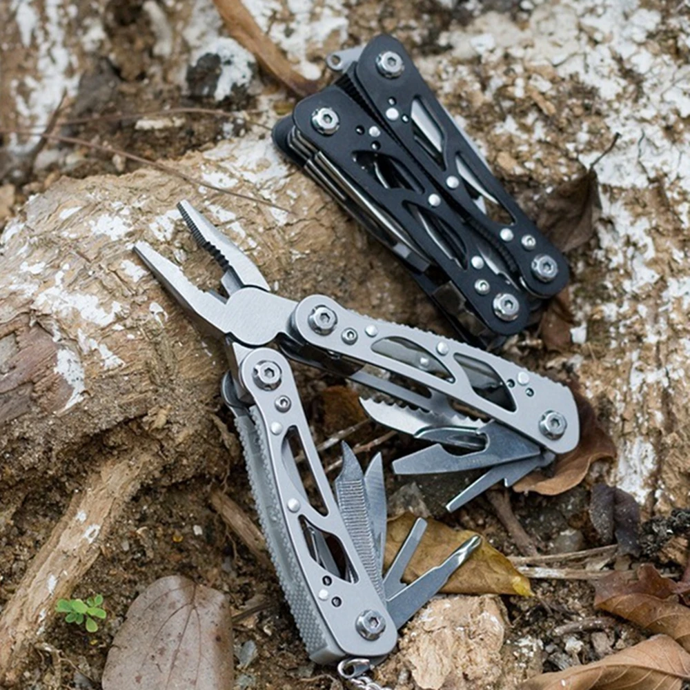 Multifunctionele Rvs Multi-Tool Mini Draagbare Pocket Zakmes Tang Multifunctionele Outdoor Camping Gereedschap