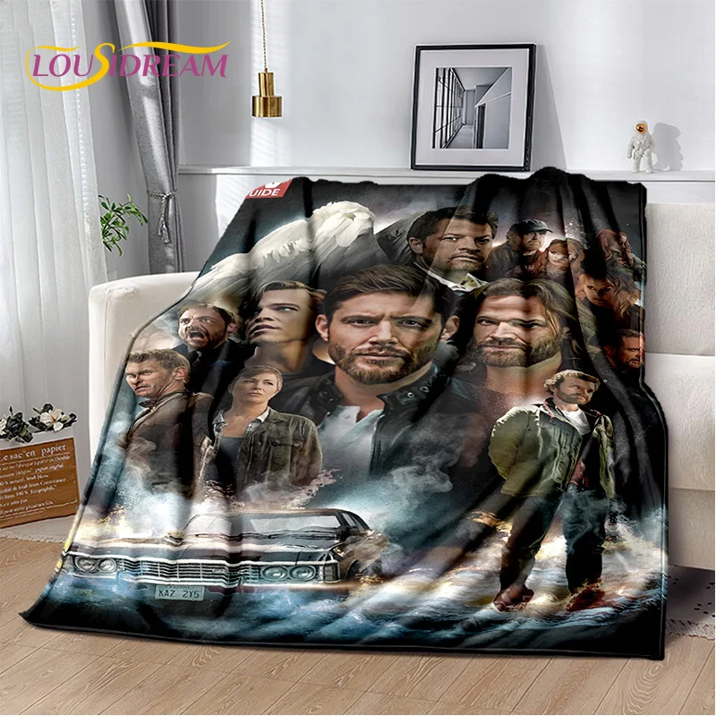 Supernatural Series 3D Soft Plush Blanket,Flannel Blanket Throw Blanket for Bed Living Room Bedroom Sofa Yoga Office Cover Gift