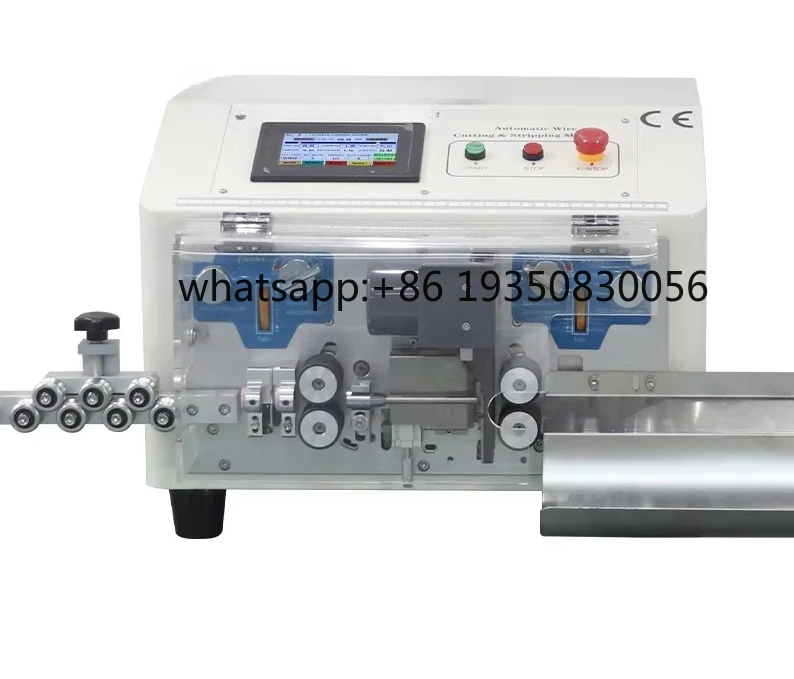 EW-3050 Automatic (1 - 6 Mm) Multiple Conductor Cable Jacket Layer and Inner Core Wire Stripping Machine