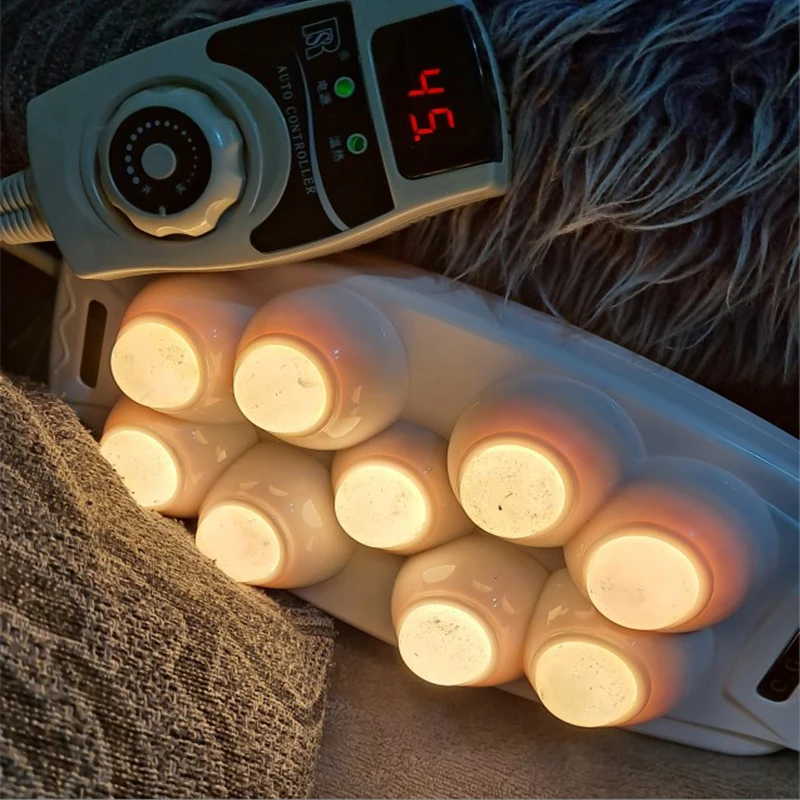 Heat Therapy Natural Jade Massageadon Physical Therapeutic Device For Body Tens Massage Relaxation and Muscle Stimulator