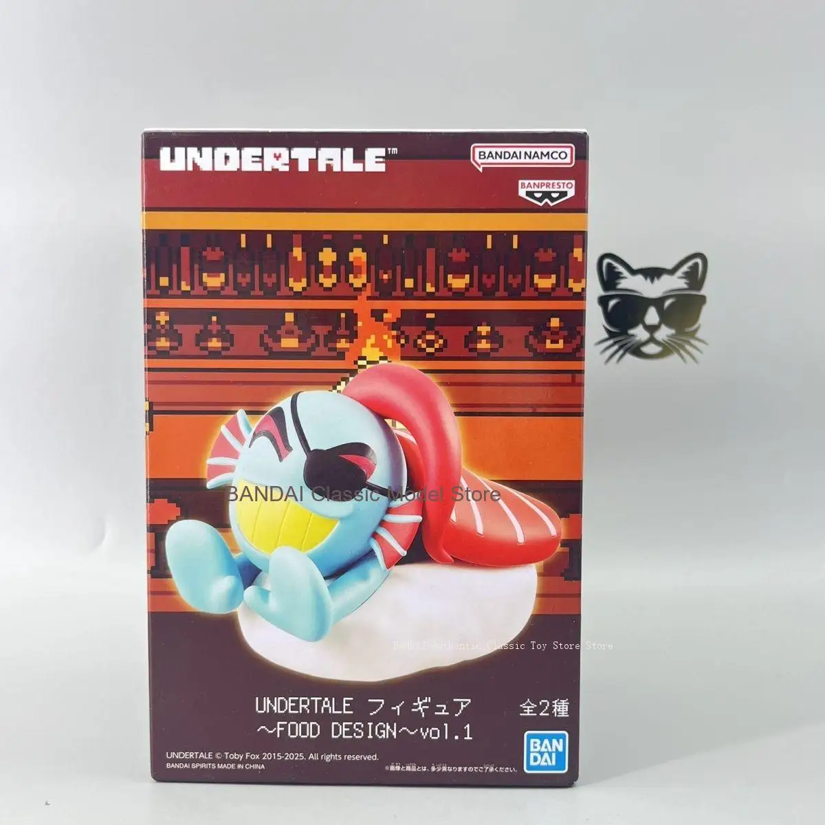 Originele BANDAI BANPRESTO UNDERTALE Sans Undyne PVC Desktop Decoratie Anime Karakter Model Collectie Speelgoed Gift