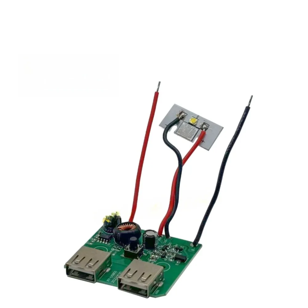 21V For For Battery Conversion Control Board With Dual USB 5V Discharge Adapter Circuit Board For Power Tool DIY Repair Pa