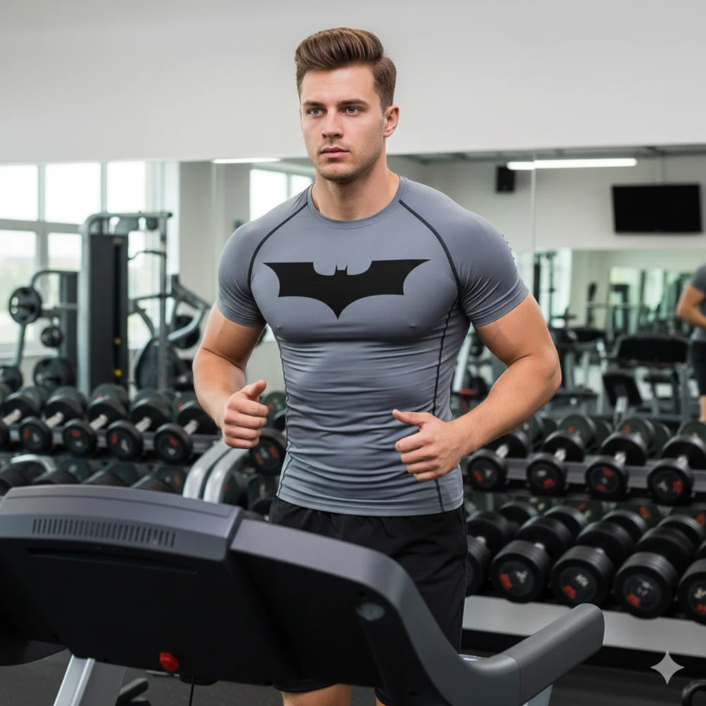 Bodybuilding Clothes Men's Gym Running T-shirt Compression Tracksuit Men Sports Quick Dry T-shirt Long sleeve rashgarda MMA