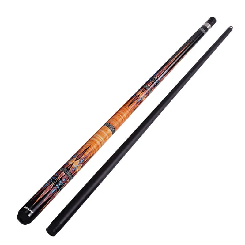 

High Quality Carbon Fiber Fiberglass Shaft Snooker Cue 10.5mm/12.5mm/11.5mm Stainless Steel Joint Lightweight 2-Piece Cuepromote
