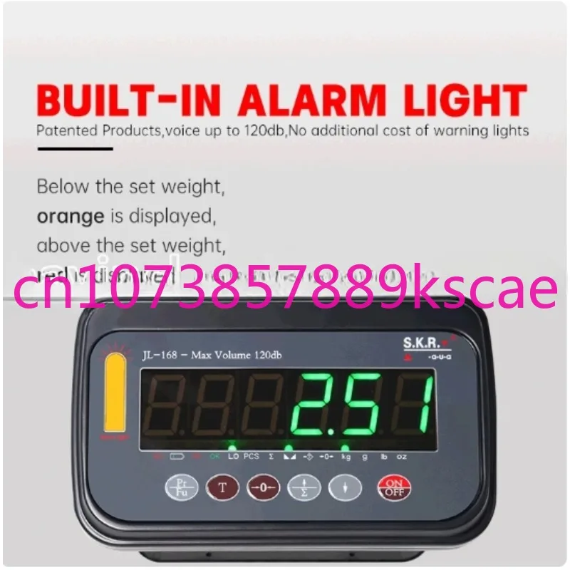 Digital Cattle Pig Weighing Scale Electronic Animal Floor Indicator 1 Ton