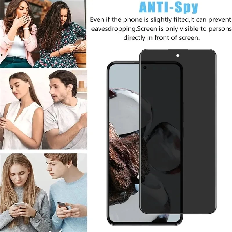 3 قطعة زجاج الخصوصية لشاومي ريدمي نوت 7 8 9 10 11T 12T 12R 13R Pro 11T Pro Plus نوت 12Pro Explorer واقي شاشة مضاد للتجسس #6