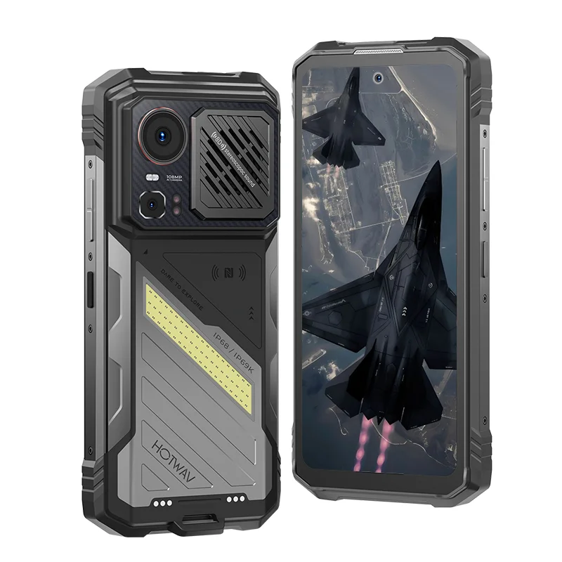 HOTWAV Hyper 8 Pro Rugged Smartphone 125dB Lound Speaker 55W Fast Charging 5G Mobile Phone 12000mAh 108MP 12GB 512GB Cellphone