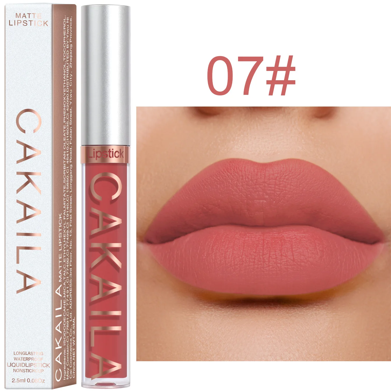 

Sexy Velvet Matte Lipgloss Makeup For Women Liquid Lipstick Lip Gloss Cosmetics Beauty Red Nude Waterproof Longlasting Makeup