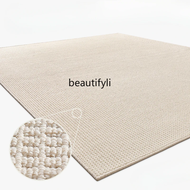 Italian wool carpet new wool high-end living room sofa coffee table floor mat light luxury room bedroom bedside blanket