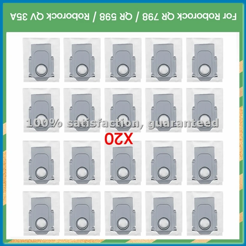 Replacement Parts Dust Bag for 35A / QR 598 / QR 798 Robot Vacuum Cleaner Accessories 20PCS-ABYS