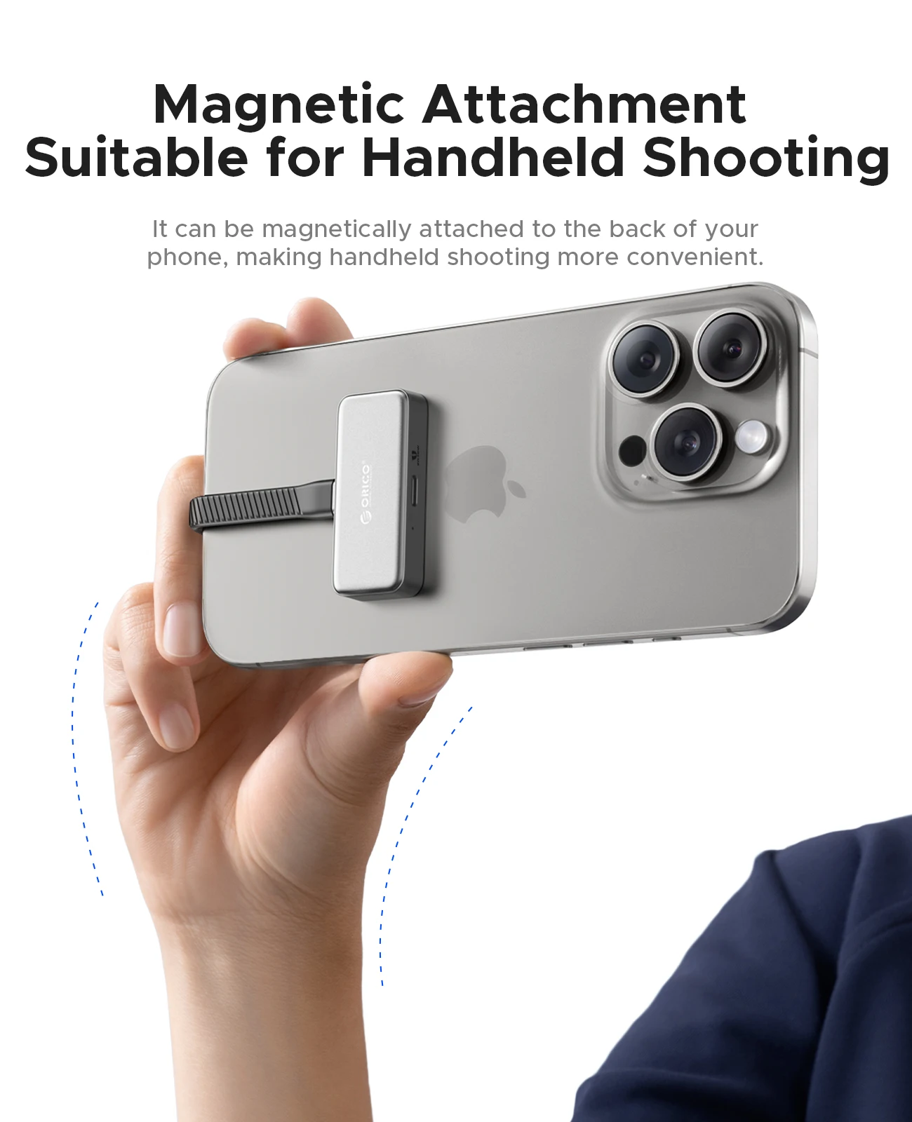 ORICO FlashPod MINI Portable SSD ProRes with Direct Plug & PD 100W Fast Charging for Dashcam Mobile Mac PC iPhone 16/15