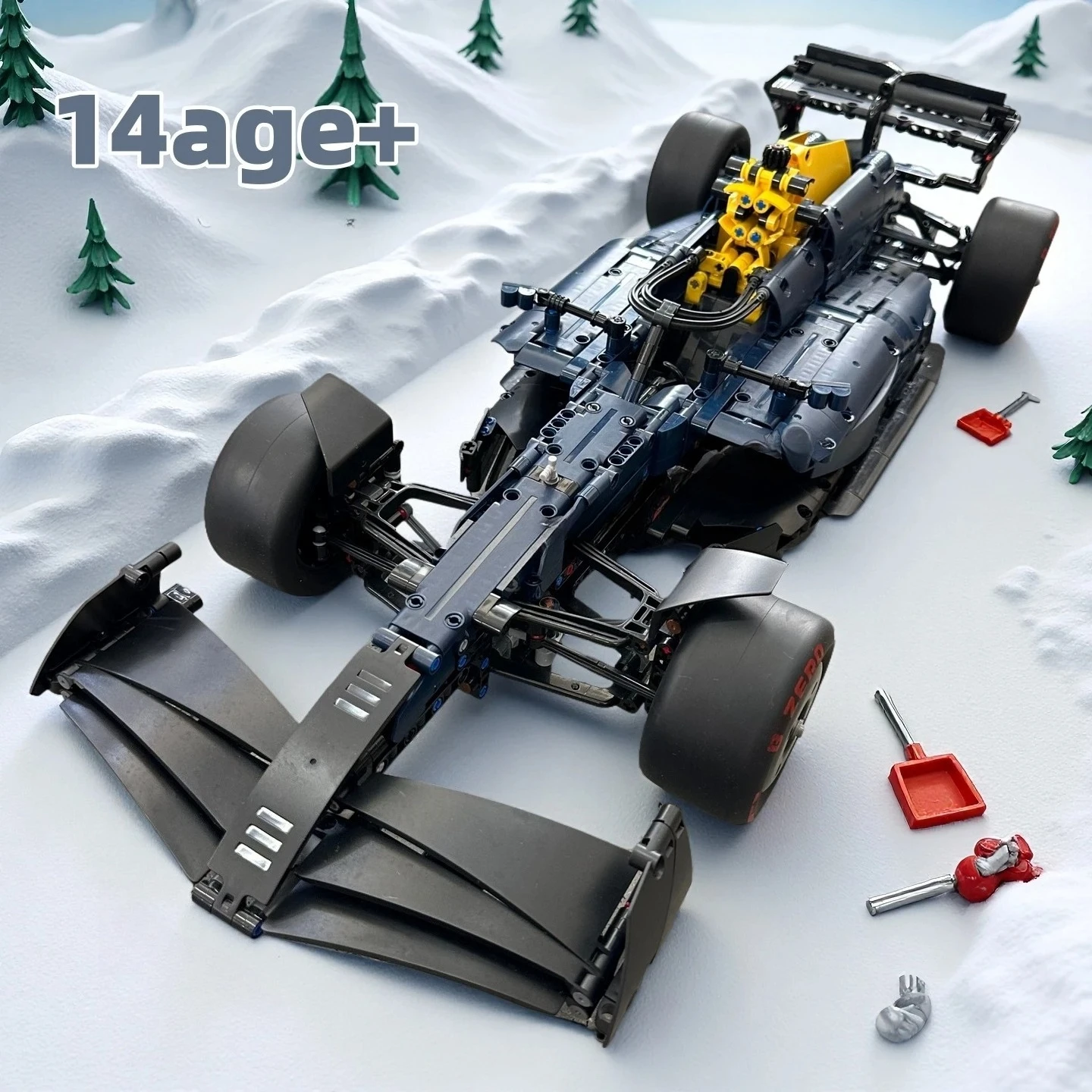 

Hot Toys Racing Series Technical 42206 RaceCar RB Supercar Assemble Puzzle Model Car Birthday Christmas Gifs
