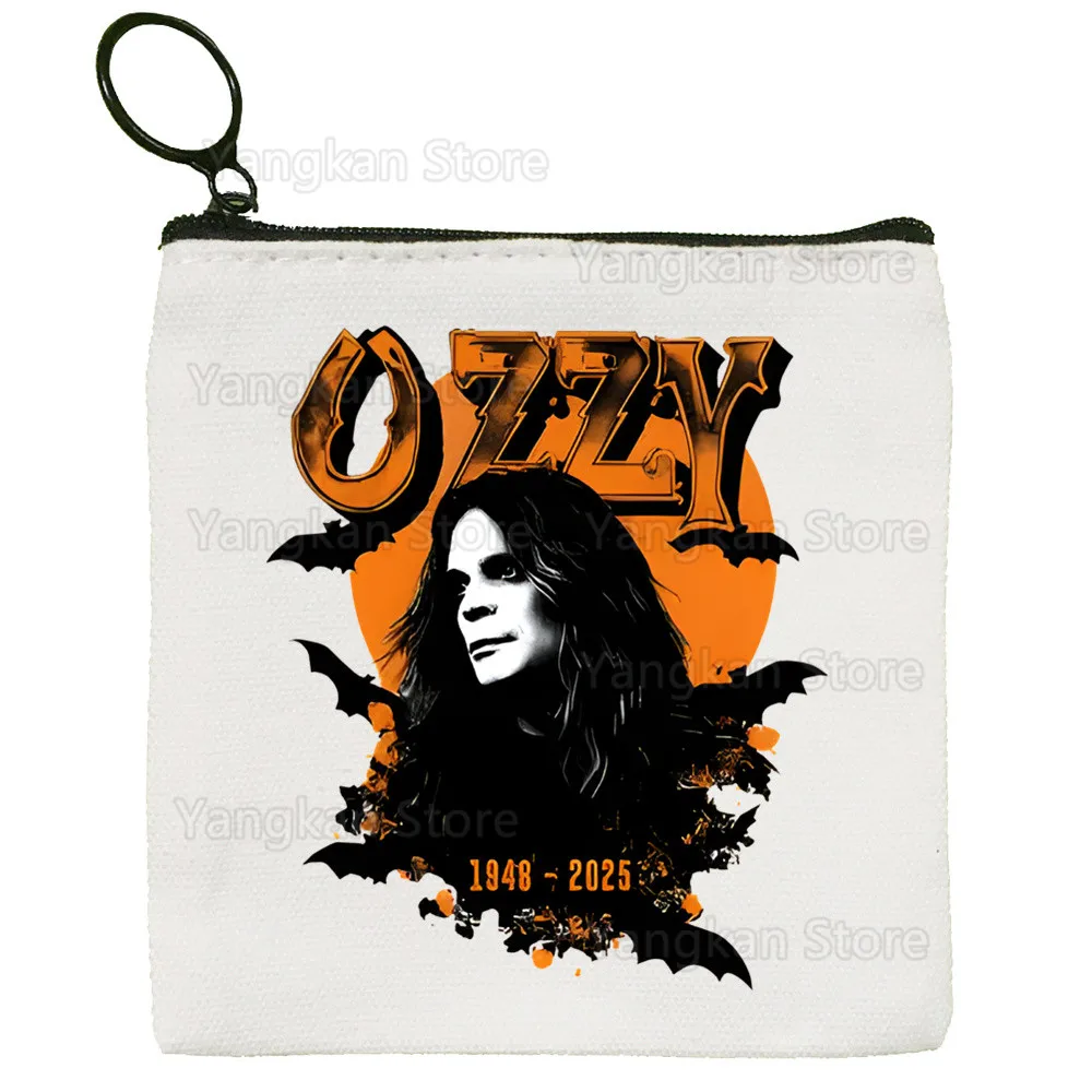 

Металлический кошелек для монет Rock Ozzy Osbourne Devil, женский тканевый маленький кошелек, мини-клатч, милый холщовый чехол для ключей