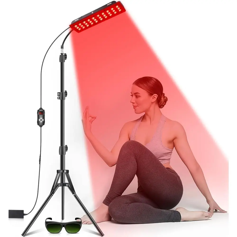 

Dual-Wavelength Red and Near-Infrared Light Therapy Lamp for Pain Relief and Skin Care