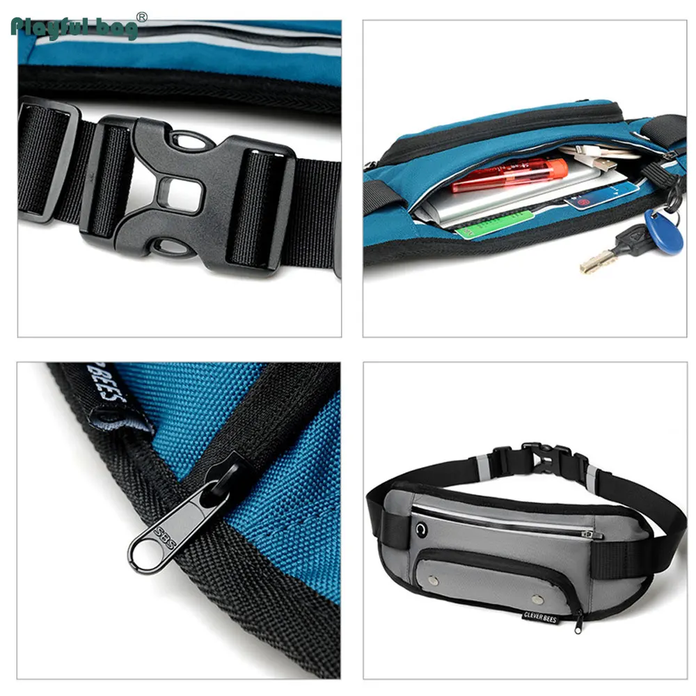 Riñonera táctica AVA315 bolsa agua oculta portamóvil running - imagen 4