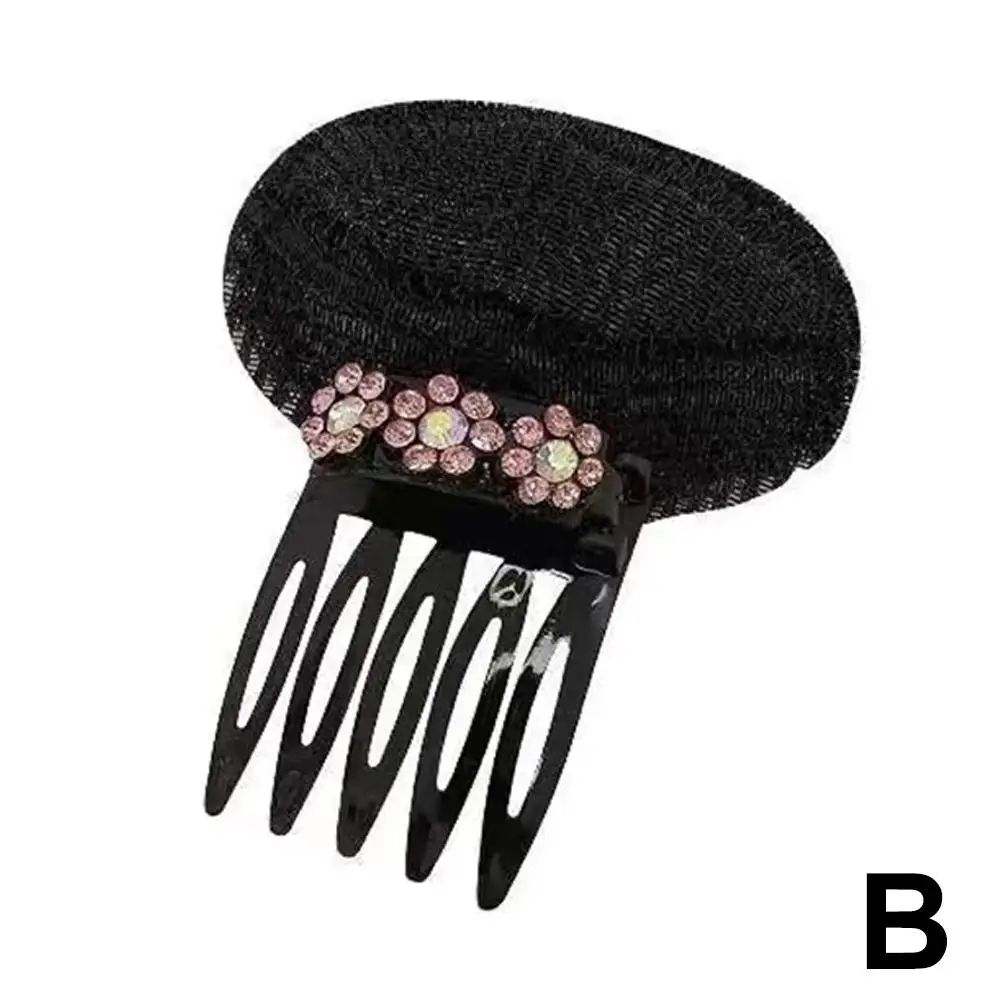 1pcs Invisible Fluffy Sponge Hair Clip Front Hairpin Hair Hair Puff Base Cushion Bun Styling Hair Line Volume Ha J8h3