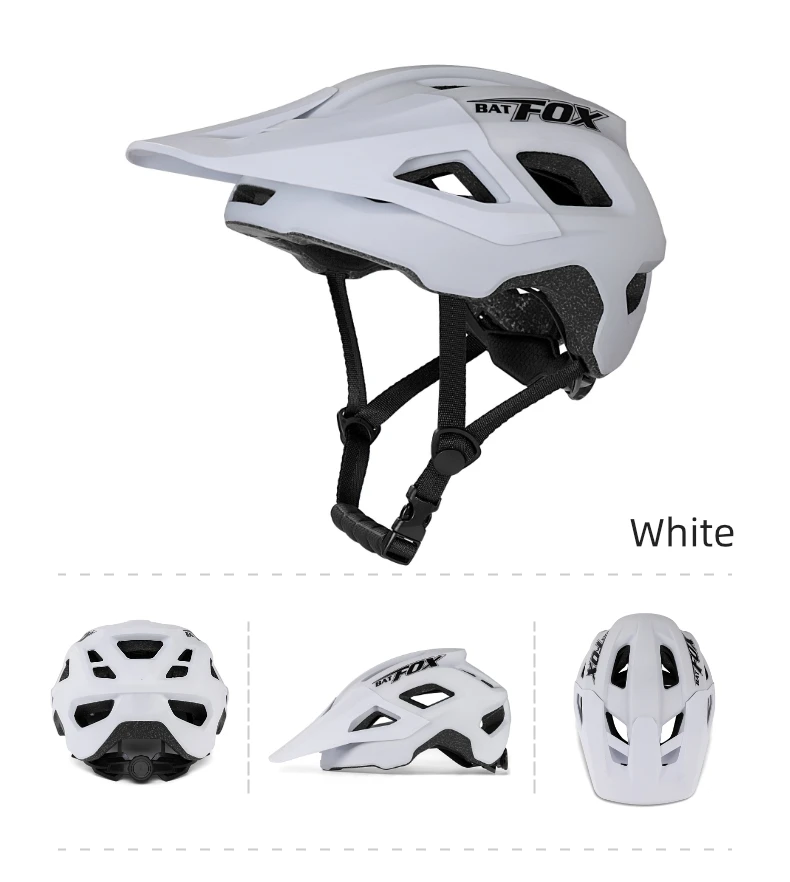 BATFOX MTB-Helm, Fahrradhelm, Integral geformter Helm, Capacete Fox, Casco Bicicleta, MTB-Mountainbike-Zubehör – Detail 13