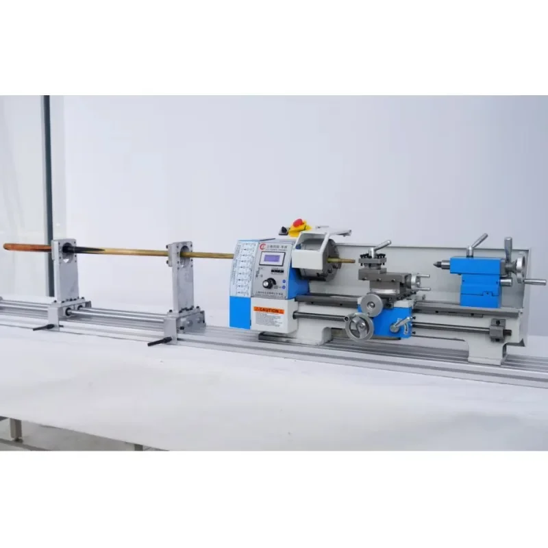 

WM210 400mm Alu Alloy Extension Bed Mini Manual Metal Lathe With Billard Cue Lathe for Home Diy ,Combination Includes Accessory.