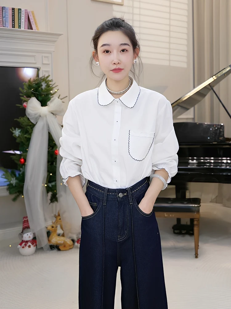 

Женская хлопковая многослойная кофта OUDOEE с длинным рукавом и эффектом пузырьков, новинка весенней коллекции, для повседневной носки