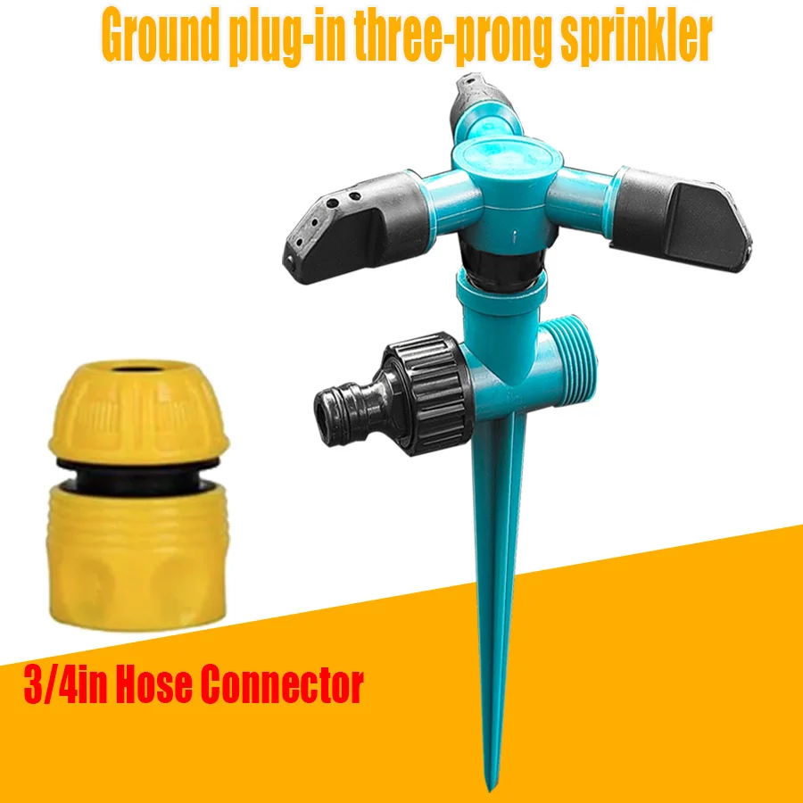 Garden sprinkler 360 degree rotating lawn sprinkler with G3/4'' Connector