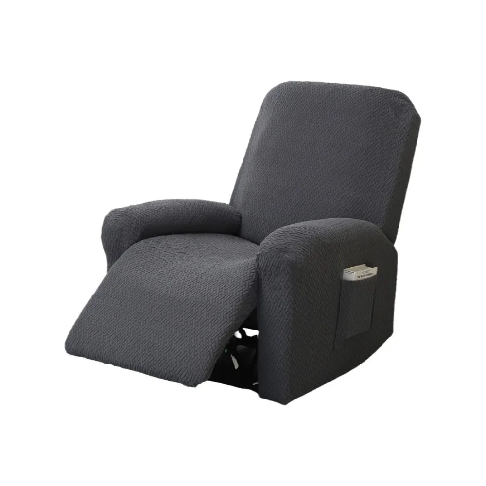 

Durable Elastic 1 Seat Sofa Cover Stain Resistant Non Slip Couch Cover Anti-Pet Scratching with Pocket Slipcover Study