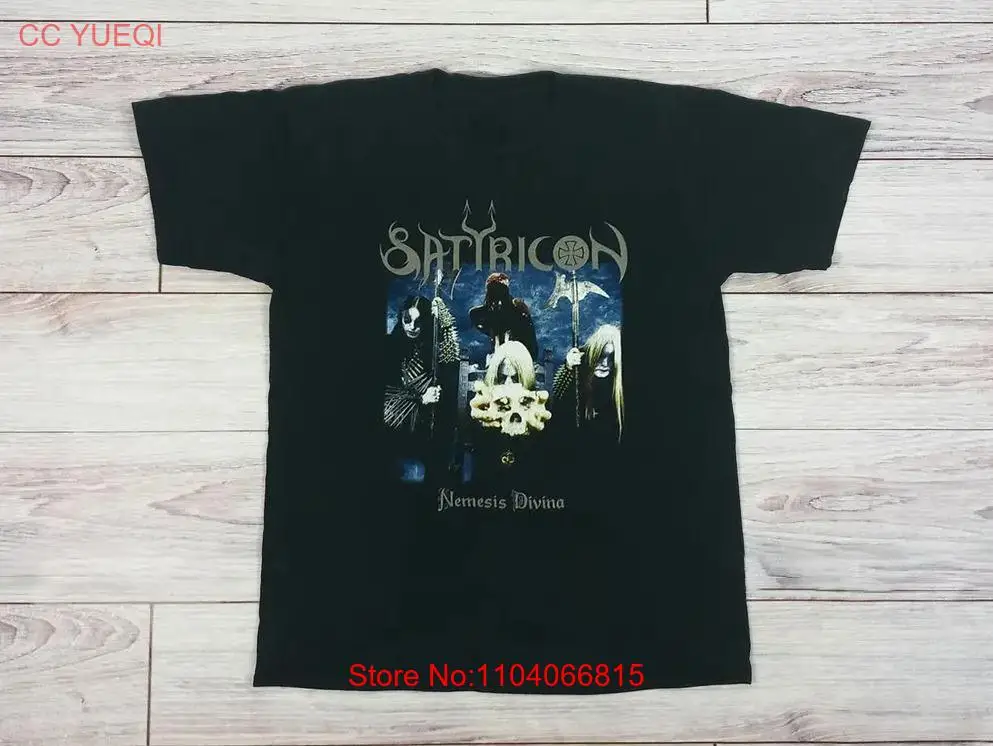 Satyricon Band Nemesis Divina Short Sleeve Unisex Tee Cotton Shirt