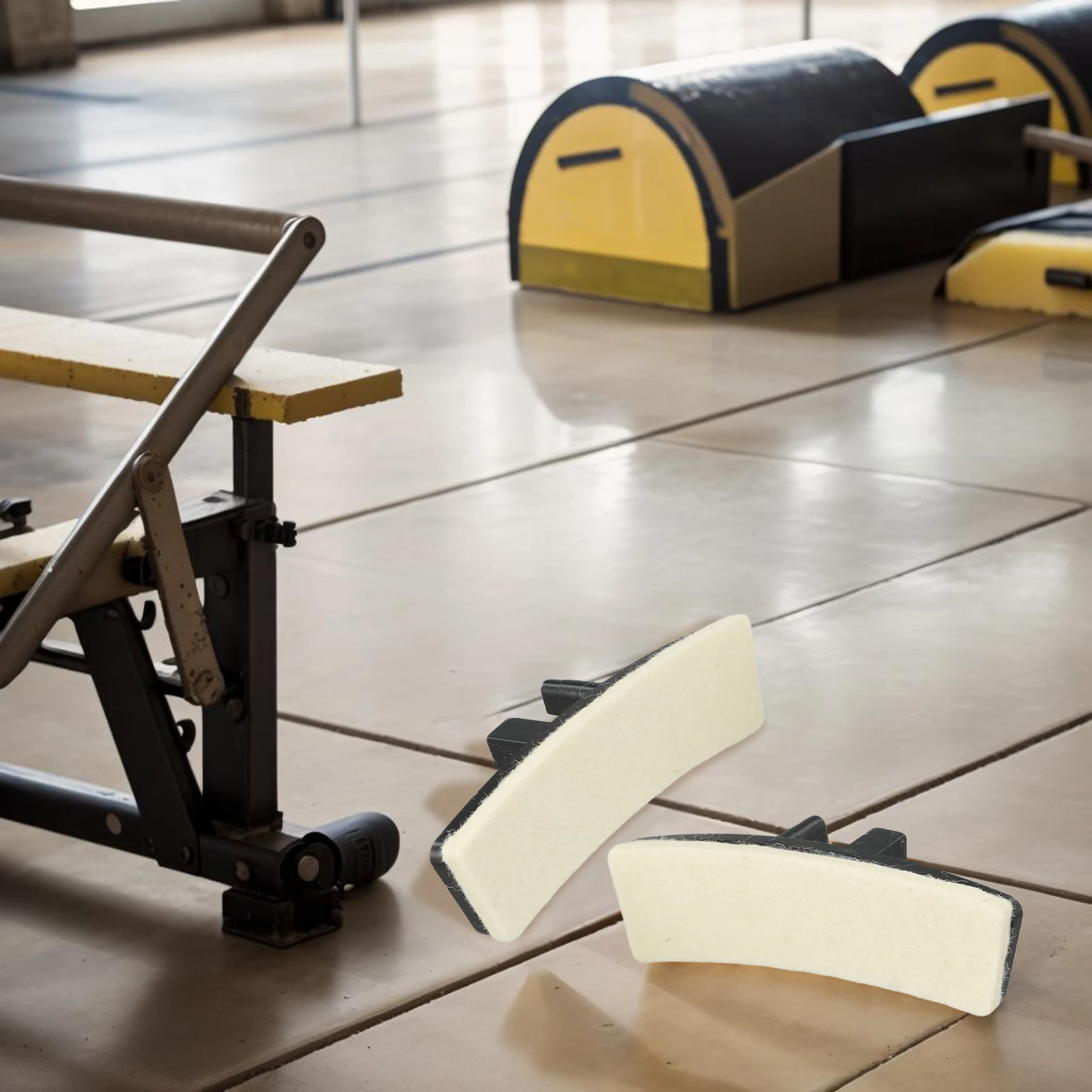 1 زوج اللياقة البدنية ورأى الفرامل منصات ثابتة الدراجة المقاومة مشعر وسادة الفرامل منصات لممارسة الدراجة أجهزة لياقة بدنية الملحقات