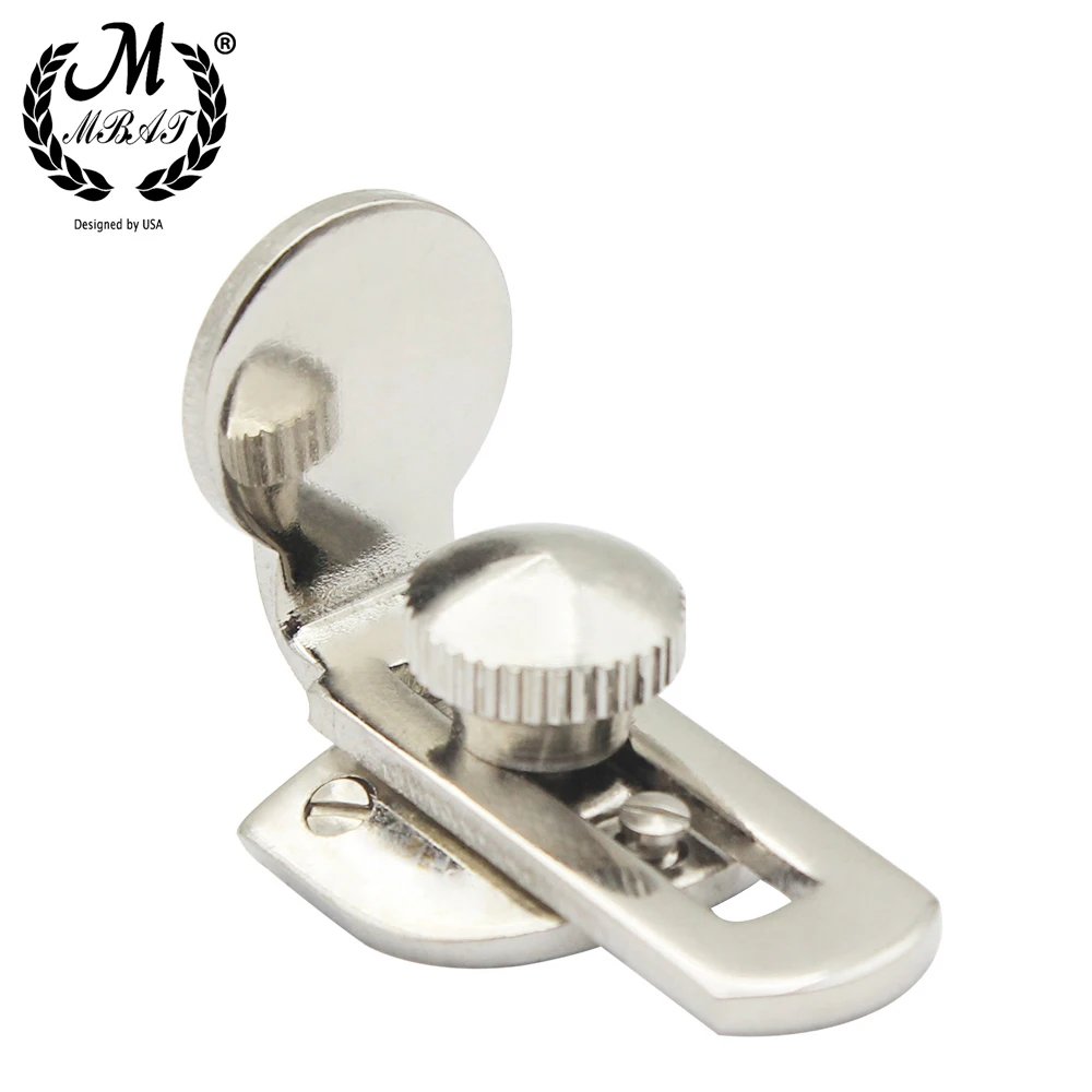 M MBAT Silver Clarinet Thumb Rest Woodwind Instruments Accessories Adjustable Brass Screw Finger Support Music Tool Protector