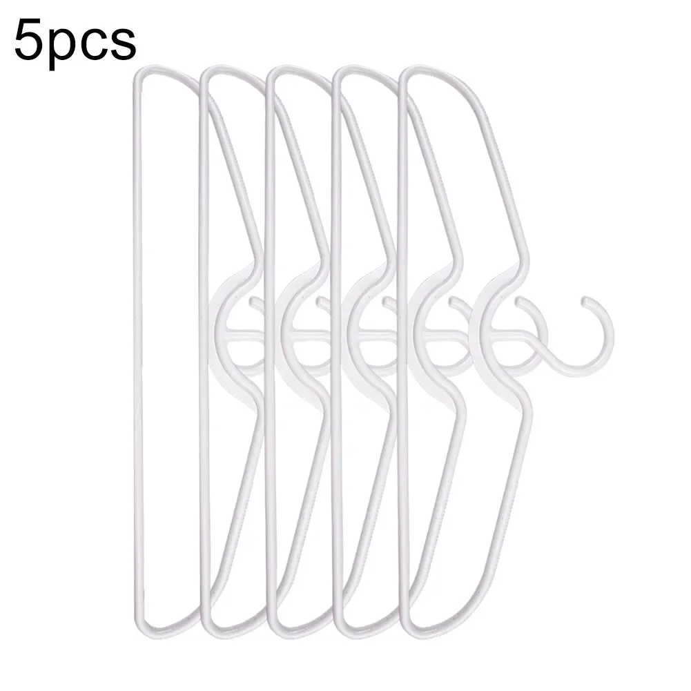 

Short Neck Anti Slip Plastic Clothes Hangers for Organized Closets Space Saving Design for Shirts Dresses and Jackets