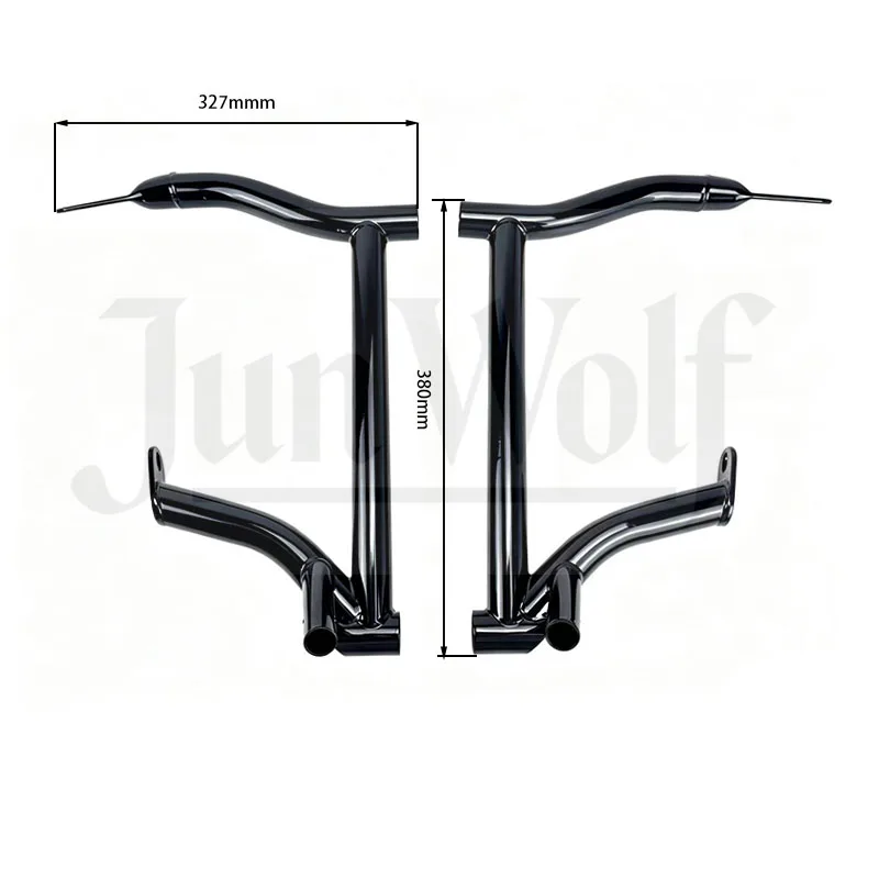 Zadeltasbeschermer Achterste valbeugel voor Harley Touring 2014-2024 Street Glide Road Glide Road King Electra Glide Ultra mode