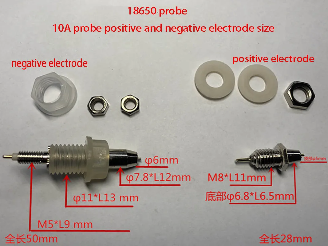 18650 Test Stand Probe Internal Resistance Tester Accessories Battery Divider Cabinet Battery Tester Test Probe